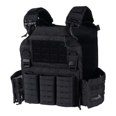 Plate Carrier QR Lasercut Negru - Protecție și Acțiune Rapidă