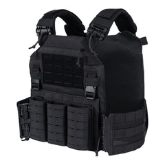 Plate Carrier QR Lasercut Negru - Protecție și Acțiune Rapidă