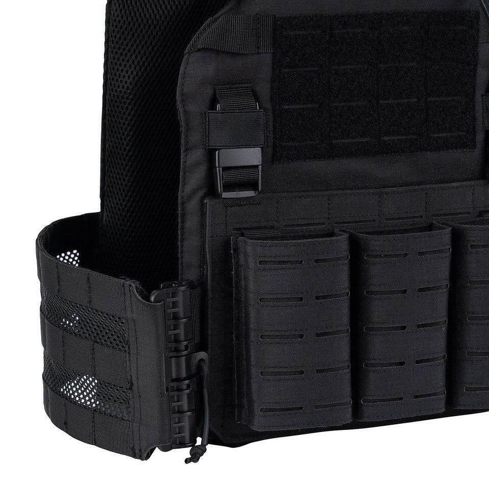Plate Carrier QR Lasercut Negru - Protecție și Acțiune Rapidă