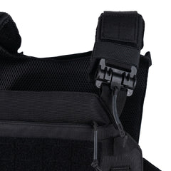 Plate Carrier QR Lasercut Negru - Protecție și Acțiune Rapidă