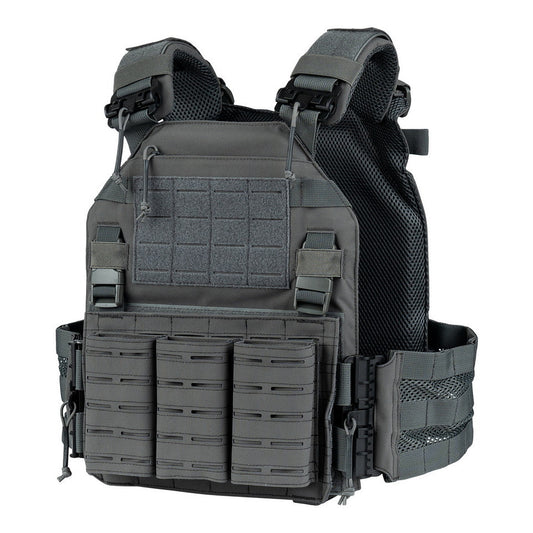 Plate Carrier QR Plate Carrier Lasercut Wolf Grey - Performanță Tactică Optimă