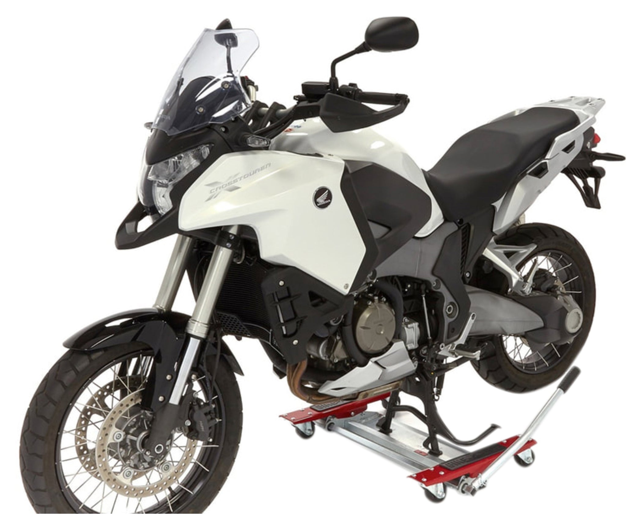 Platformă manevră motocicletă Bike-A-Side Acebikes - 450 kg, roți pivotante