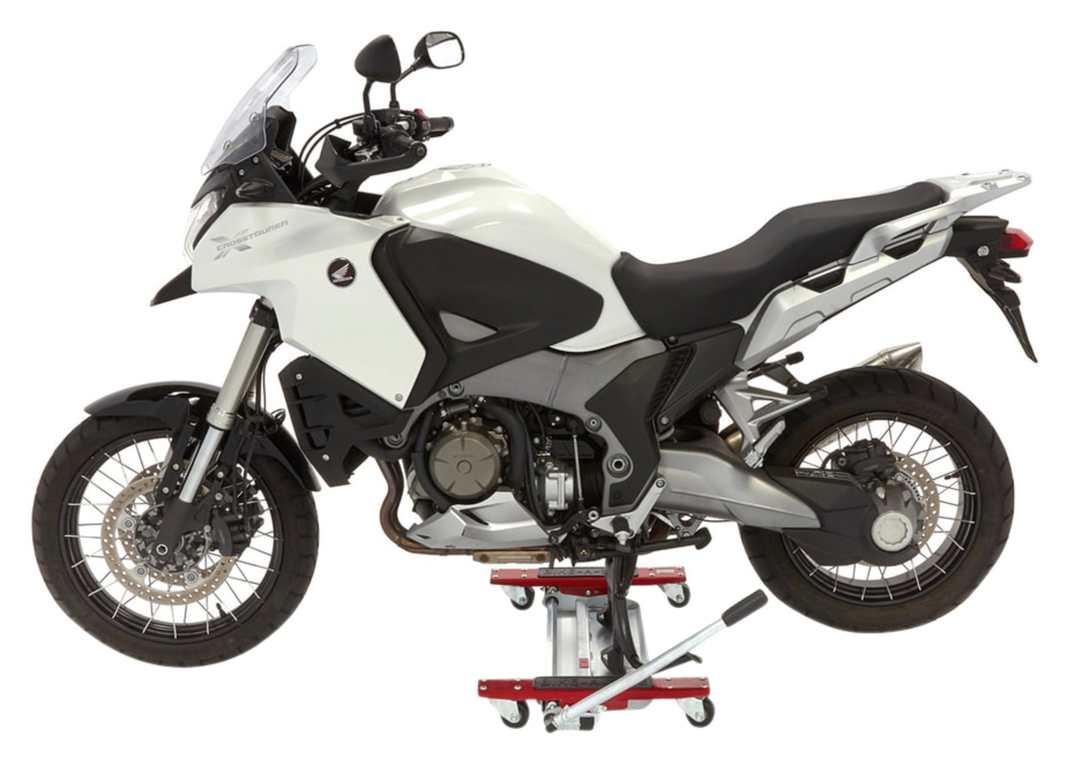 Platformă manevră motocicletă Bike-A-Side Acebikes - 450 kg, roți pivotante