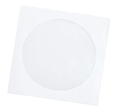 Plicuri CD/DVD Hârtie Platinet/Omega - Set 100 buc, Protecție date - 2