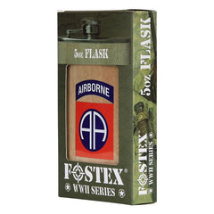 Ploscă 82nd Airborne Lemn - Compania Fidelă în Orice Misiune
