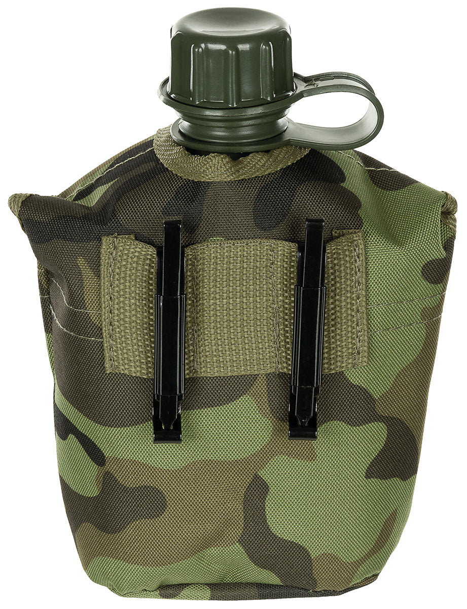 Ploscă de campanie plastic US 1L Camo M 95 CZ MFH - 1L, 200g