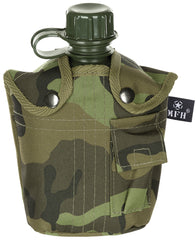 Ploscă de campanie plastic US 1L Camo M 95 CZ MFH - 1L, 200g