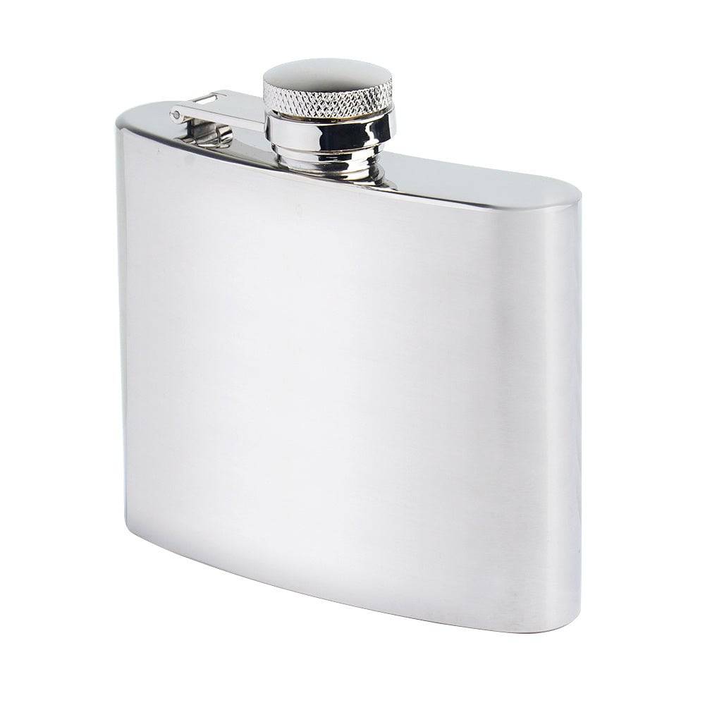 Ploscă Mil-Tec din Inox – 140 ml, Argintie