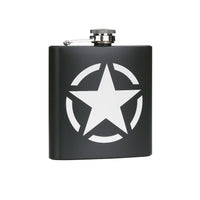 Plosca Zakfles 6oz US Army Star RVS Verde - Stil Autentic și Durabilitate
