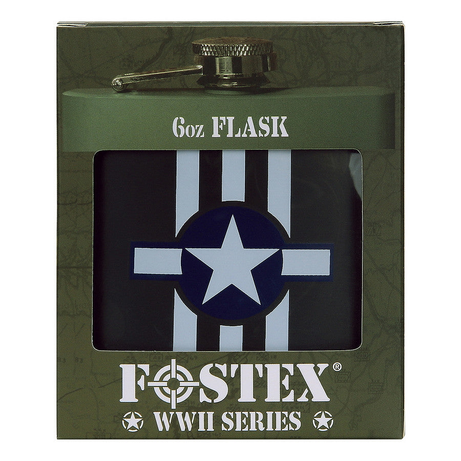 Ploscă Zakfles 6oz USAF Invasion Stripes Verde - Echipament Tactic Autentic