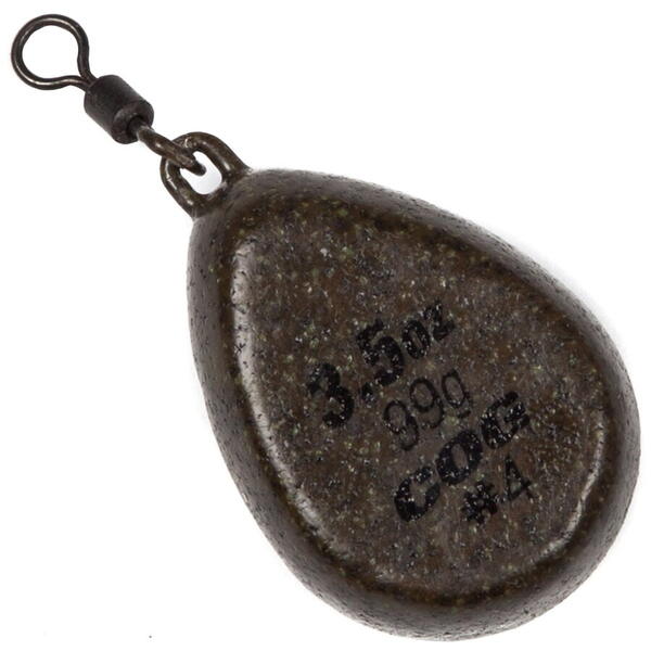 Plumb Pescuit Korda Flad Lead Pear 100g - Formă Pară, Precizie Lansare - 1