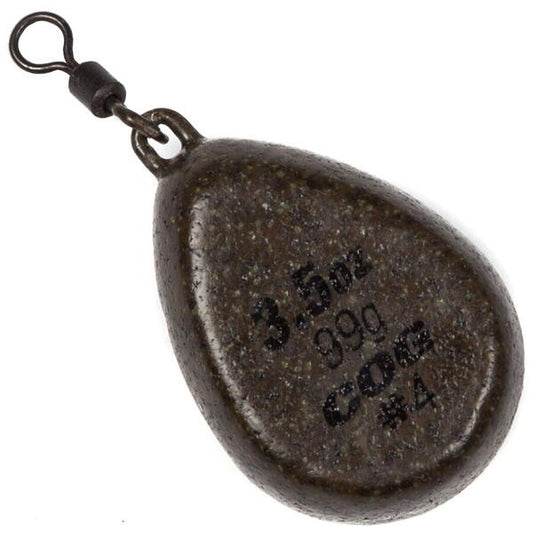 Plumb Pescuit Korda Flad Lead Pear 100g - Formă Pară, Precizie Lansare - 1