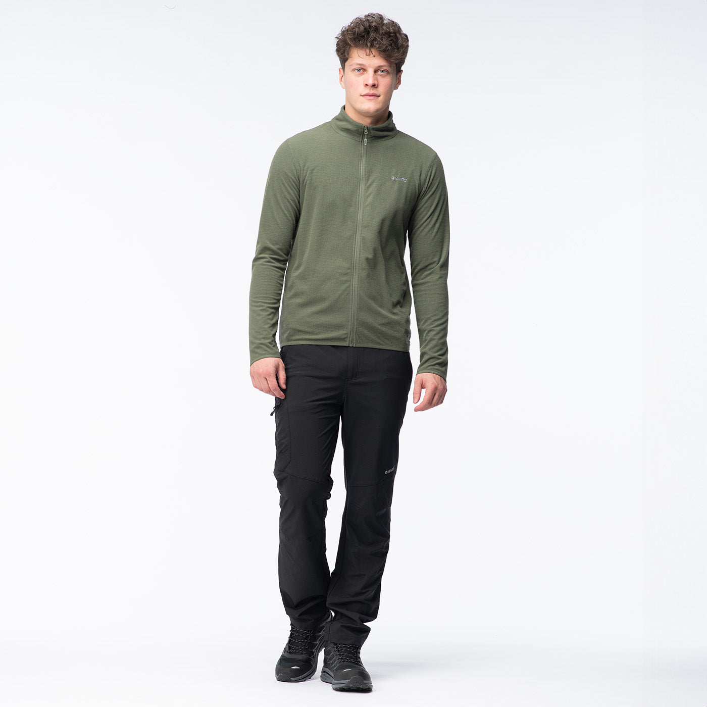 Polar Bărbați Microfleece DAMIS II FULL ZIP HI-TEC - Confort și Căldură - 6