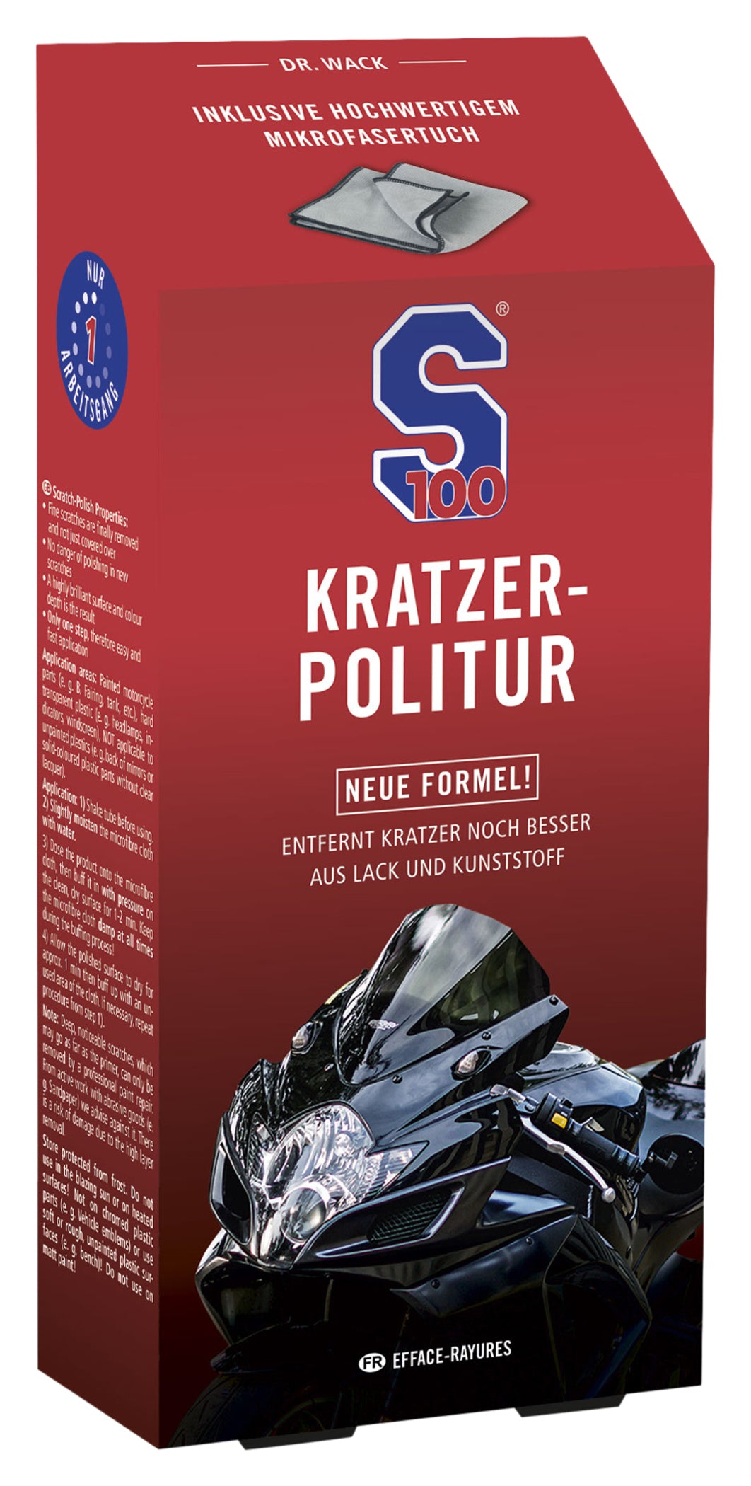 Polish Zgârieturi S100 Kratzer-Politur - Luciu și Adâncime Culoare