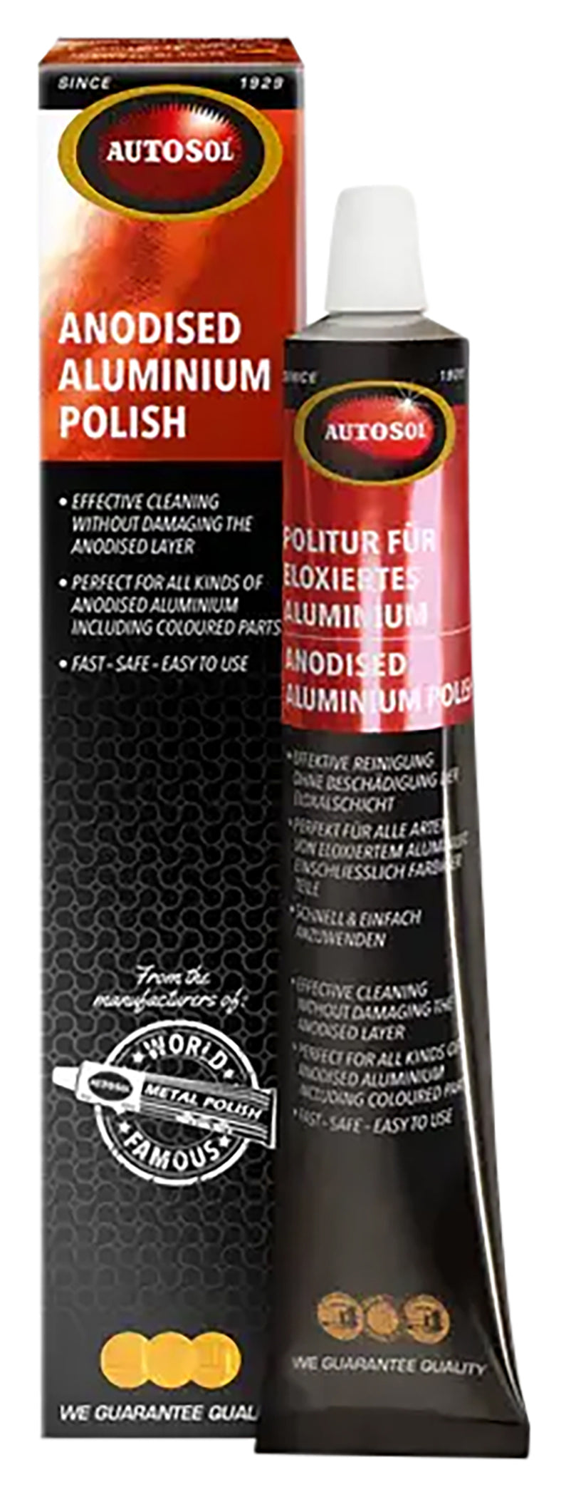 Politură Accesorii Eloxate Autosol - Curățare și Luciu