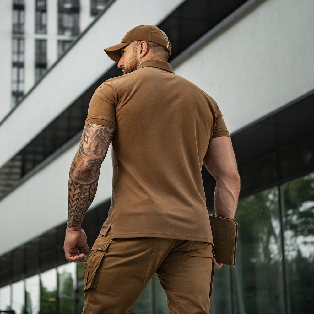 Polo Basic 65/35 M-Tac - Coyote Brown, Durabil și Confortabil