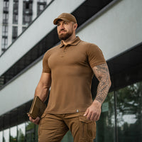 Polo Basic 65/35 M-Tac - Coyote Brown, Durabil și Confortabil