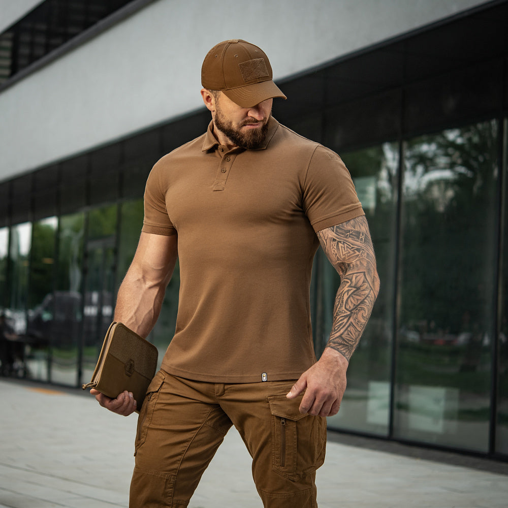 Polo Basic 65/35 M-Tac - Coyote Brown, Durabil și Confortabil