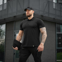 Polo Basic 65/35 M-Tac - Negru, Confort Tactic și Zilnic