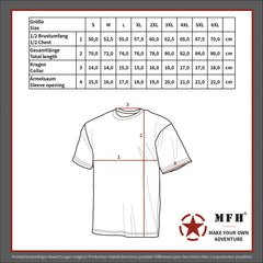 Polo cu mânecă scurtă Tactical Coolmax Oliv MFH - Respirabil, Uscare Rapidă
