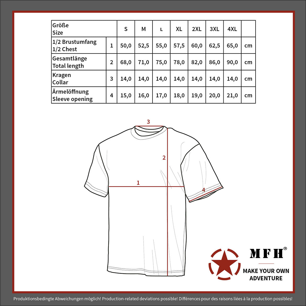 Polo Imprimat Security Negru MFH - Imprimeu piept/spate, Guler tricotat