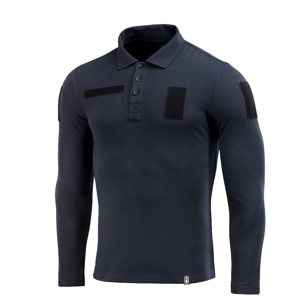 Polo Tactic cu Mânecă Lungă M-Tac - Dark Navy Blue