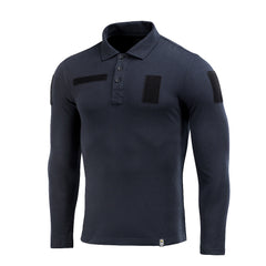 Polo Tactic cu Mânecă Lungă M-Tac - Dark Navy Blue