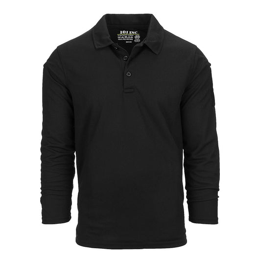 Polo Tactic Quick Dry Mânecă Lungă Negru - Performanță Superioră în Acțiune
