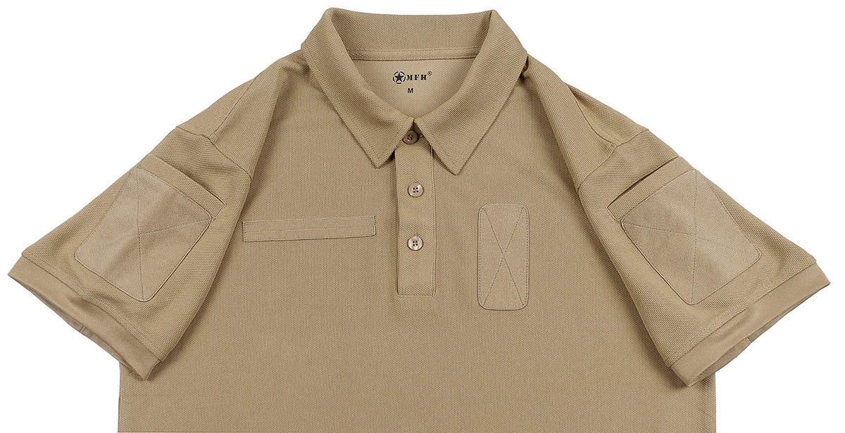 Polo Tactical Coyote MFH - Coolmax, Uscare Rapidă