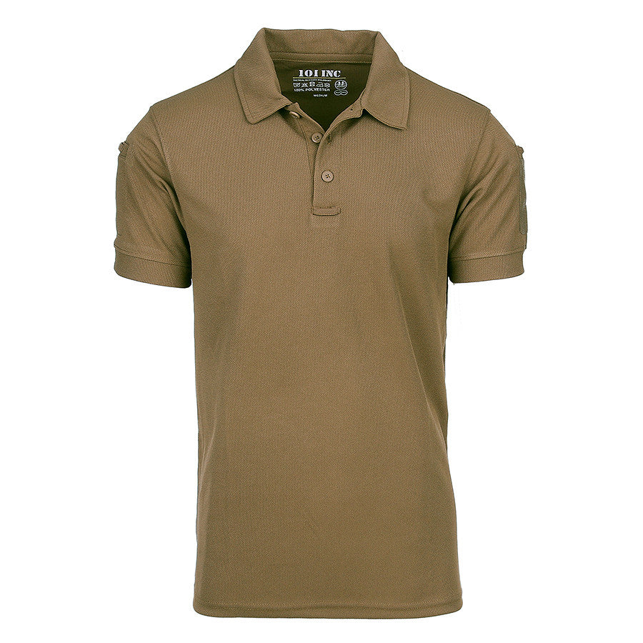 Polo Tactical Quick Dry Coyote - Performanță Fără Compromis