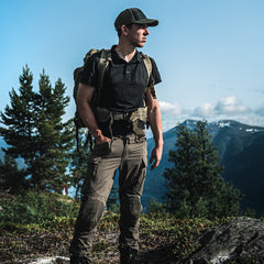 Polo Tactical Quick Dry Negru - Performanță Tactică Superioară