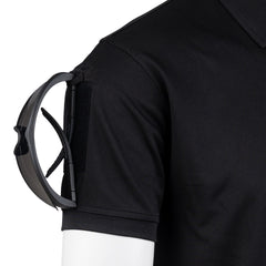 Polo Tactical Zip Quick Dry Negru - Performanță Rapidă, Confort Maxim