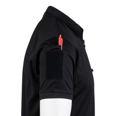 Polo Tactical Zip Quick Dry Negru - Performanță Rapidă, Confort Maxim