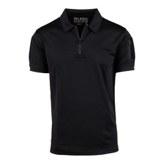 Polo Tactical Zip Quick Dry Negru - Performanță Rapidă, Confort Maxim
