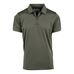 Polo Tactical Zip Quick Dry Ranger Green - Confort Rapid și Agilitate
