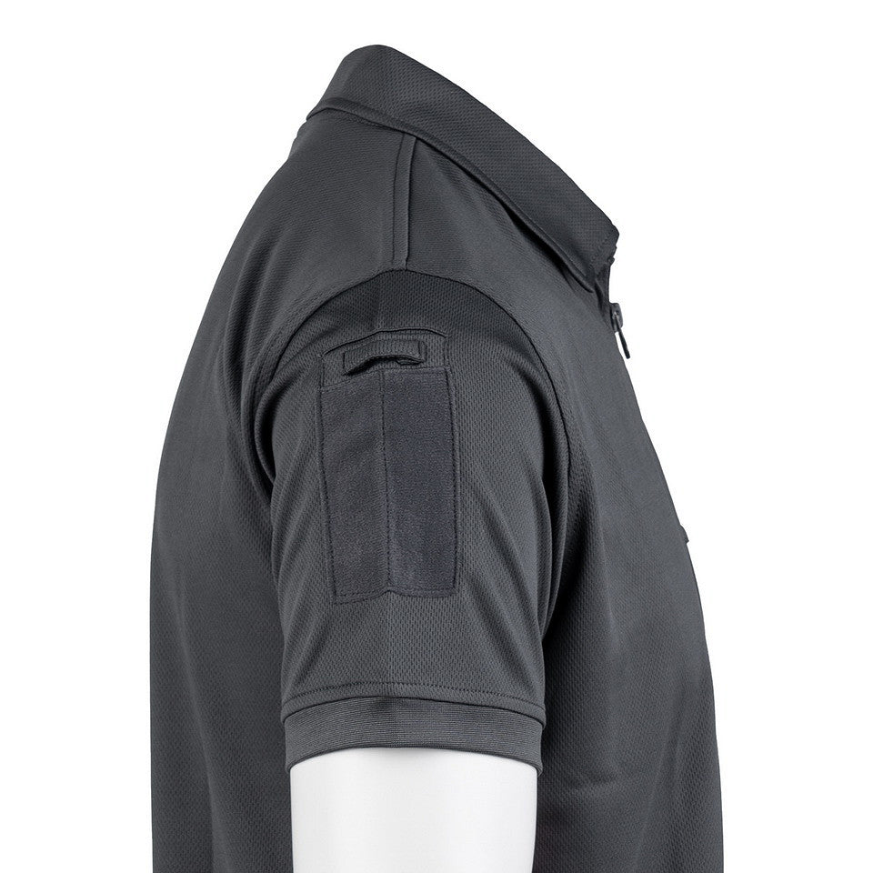 Polo Tactical Zip Quick Dry Wolf Grey - Performanță și Confort Superior
