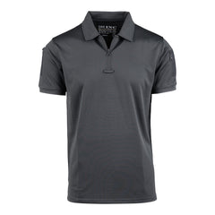 Polo Tactical Zip Quick Dry Wolf Grey - Performanță și Confort Superior