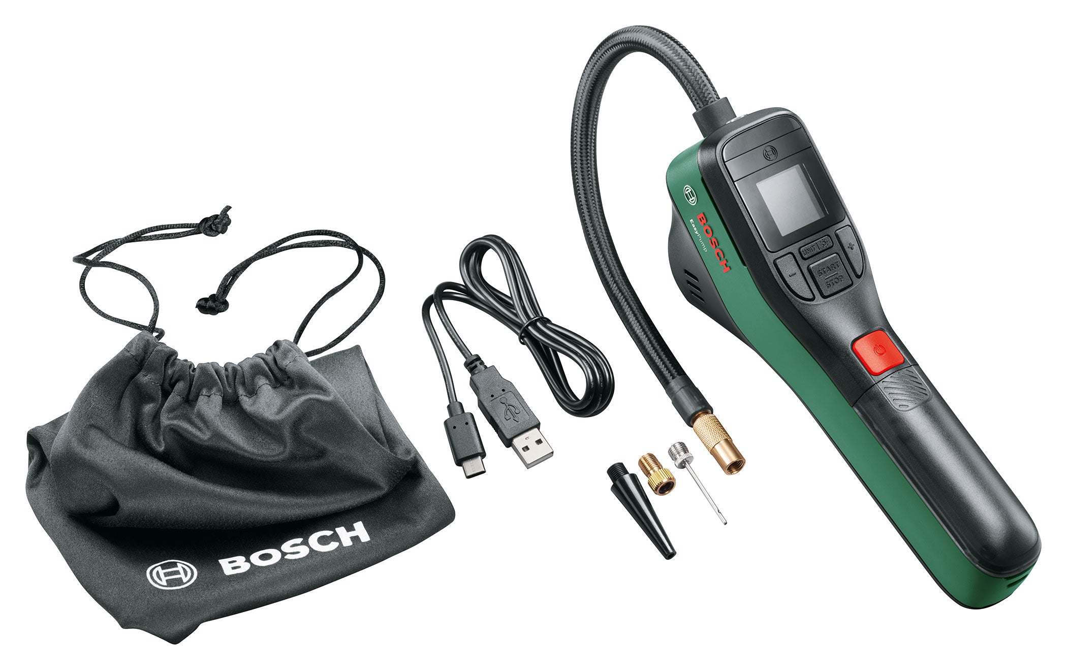 Pompă Aer Portabilă Bosch EasyPump - 10.3 bar, Compactă