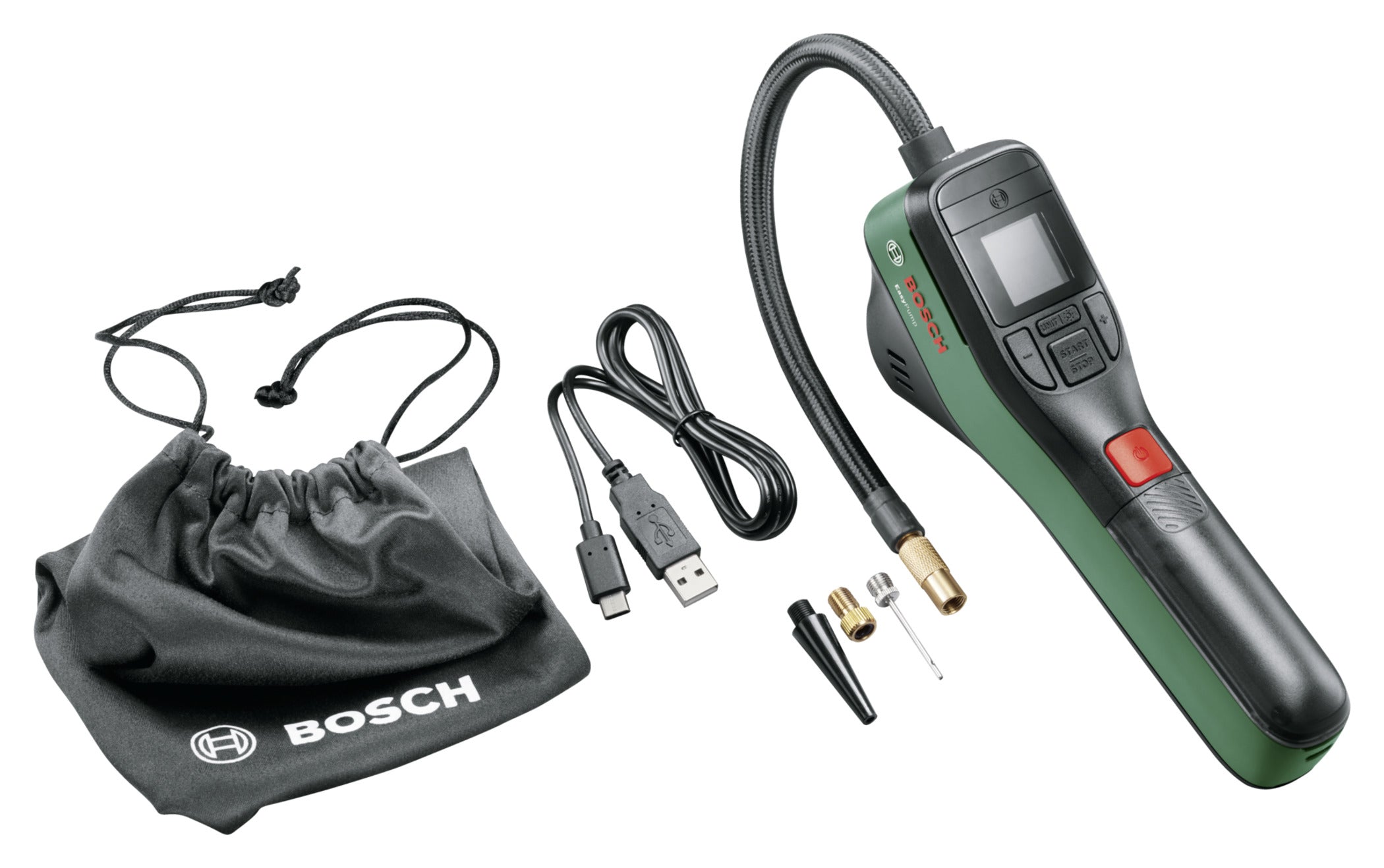 Pompă Aer Portabilă Bosch EasyPump - 10.3 bar, Compactă