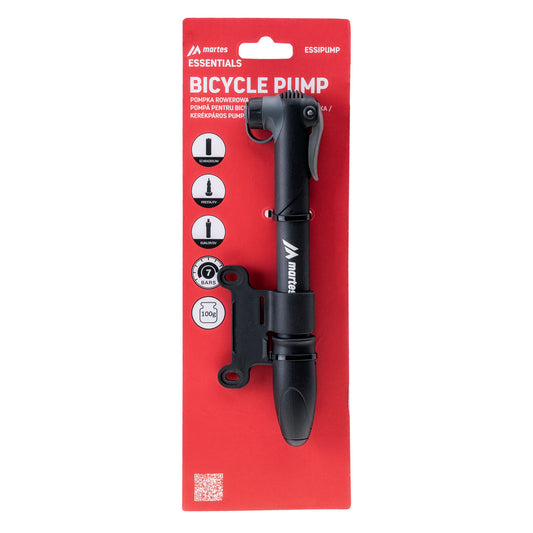 Pompă Bicicletă ESSIPUMP Martes Essentials - Compactă, Universală - 1