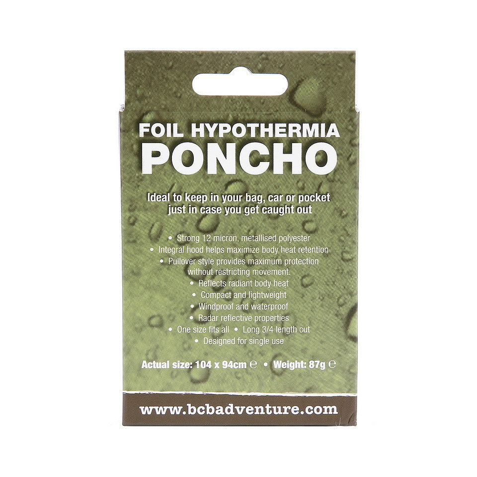 Poncho de Urgență BCB Emergency CL202 Zilver/Chrome - Vizibilitate Esențială
