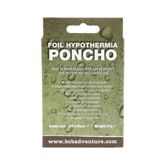 Poncho de Urgență BCB Emergency CL202 Zilver/Chrome - Vizibilitate Esențială