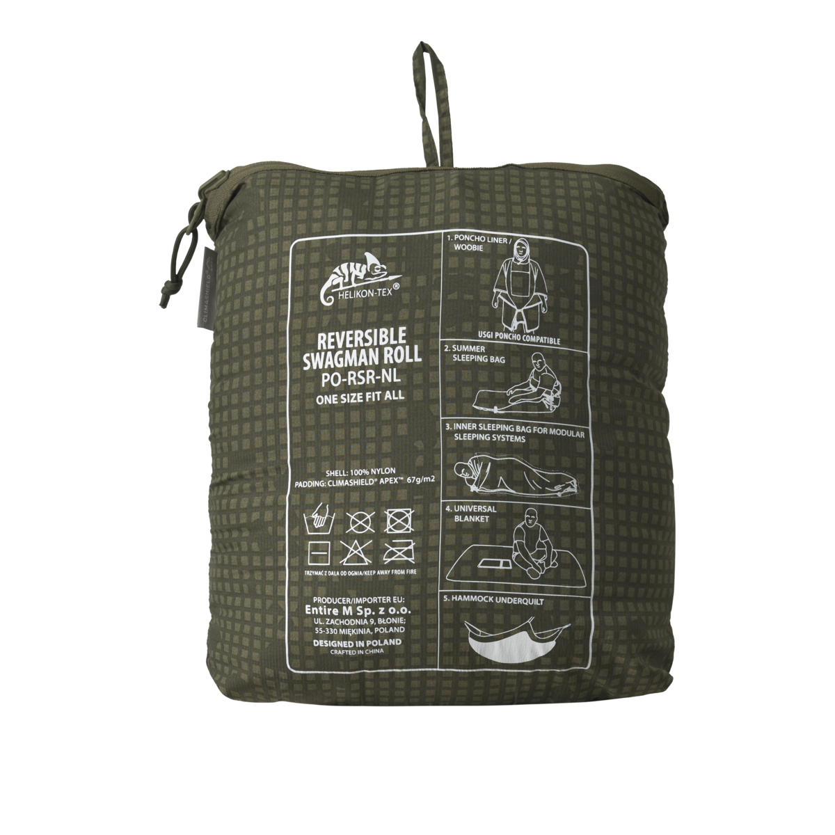 Poncho Helikon-Tex Dwustronny Swagman Roll Desert Night Camo