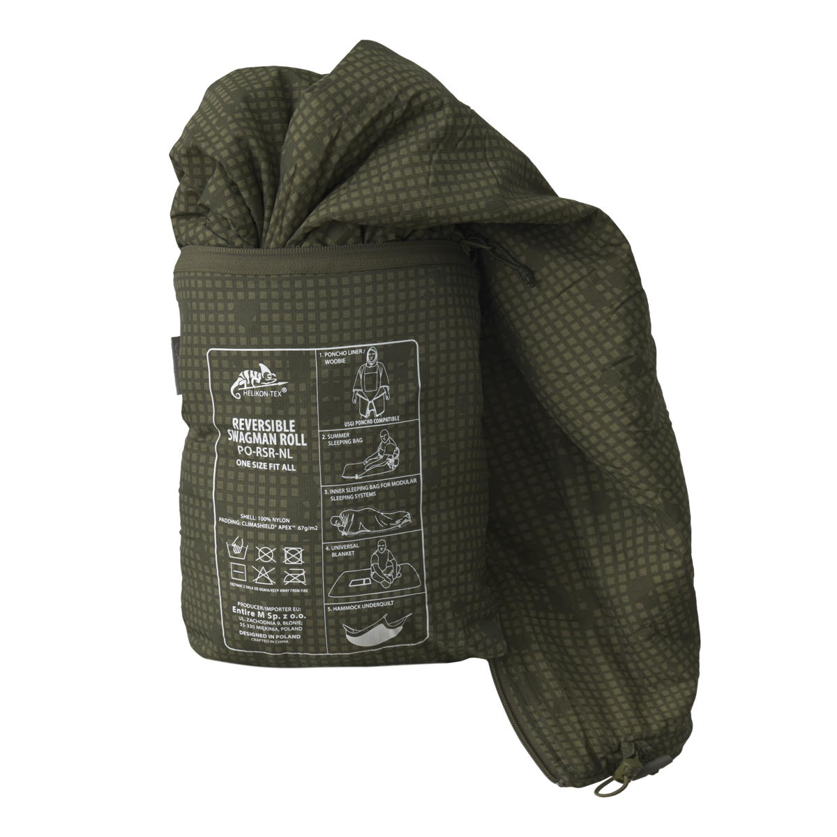 Poncho Helikon-Tex Dwustronny Swagman Roll Desert Night Camo