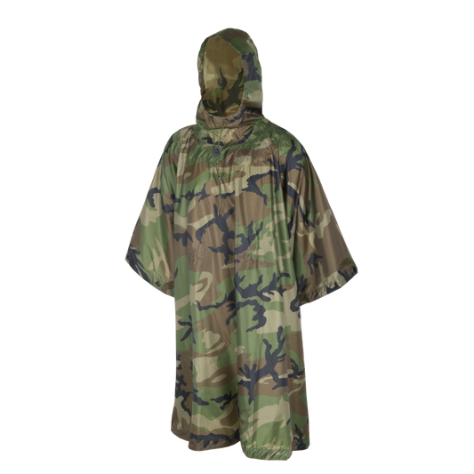 Poncho Helikon-Tex Rip-stop US Woodland