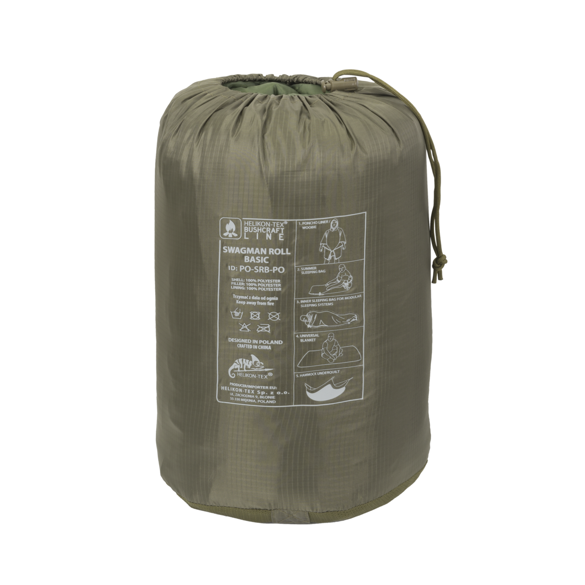 Poncho Helikon-Tex Swagman Roll Basic Coyote Versatil