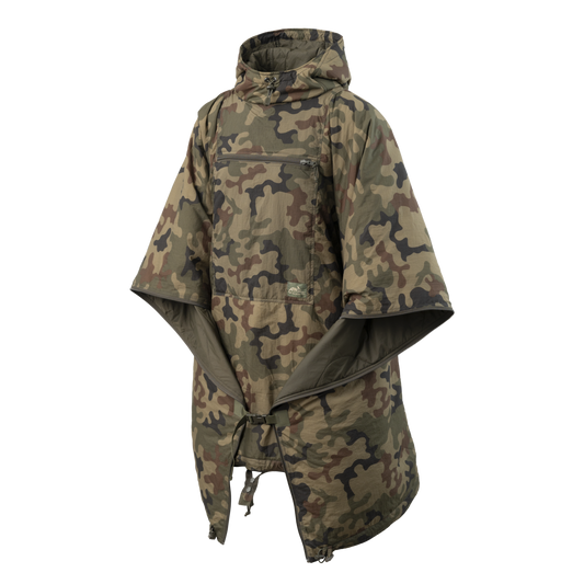 Poncho Helikon-Tex Swagman Roll Climashield® Apex™ PL Woodland