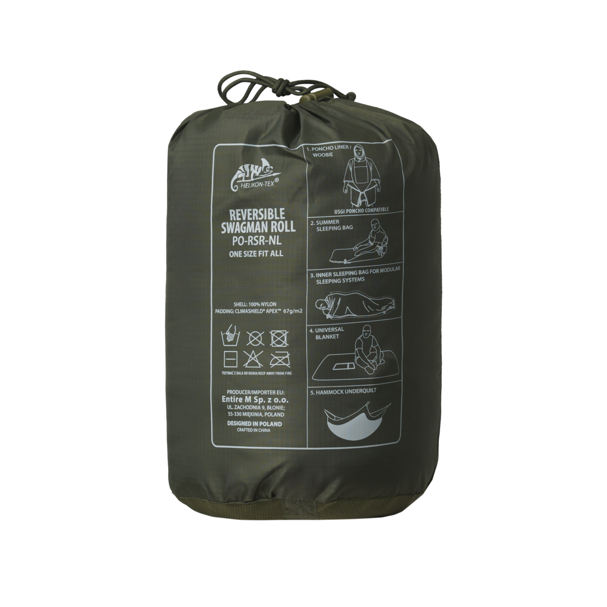 Poncho Helikon-Tex Swagman Roll Dwustronny Mitchell Camo