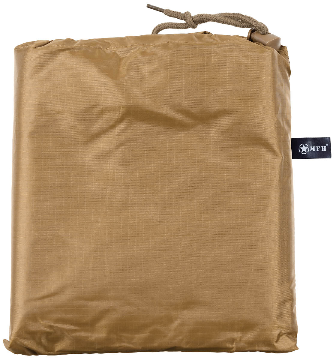 Poncho Rip Stop Coyote MFH - Cusături Sudate, 100% Poliester