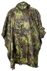 Poncho Rip Stop M 95 CZ camo MFH - Cusături sudate, 100% Poliester